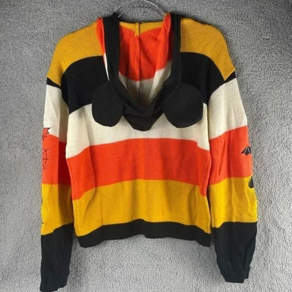 NEW DISNEY MICKEY‎ MOUSE Candy Corn Cardigan Her Universe Hoodie Halloween S - Picture 11 of 16
